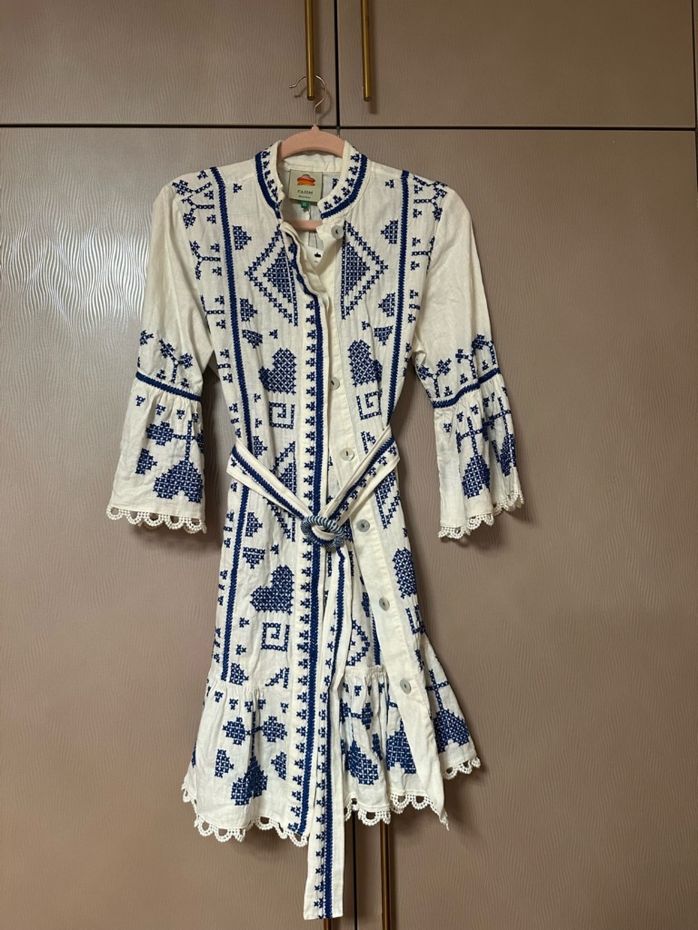 Farm Rio Linen Dress - Picture 2 of 7